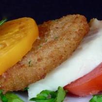 fried green tomato caprese
