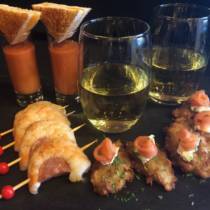 appetizers wine